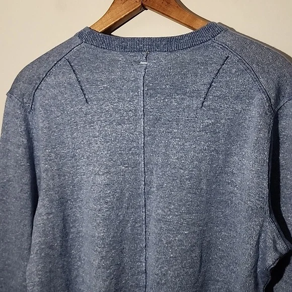 rag & bone Small Extra Fine Wool and Linen Blend Crewneck Sweater Perfect Cond.